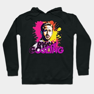 Ryan Gosling vector art fan works graphic design by ironpalette Hoodie